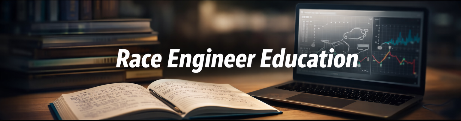 Education paths for race engineers with technical study and motorsport context